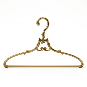 Handcrafted Brass Luxury <b>Clothes</b> Hanger Decorative Vintage Wardrobe Organizer for Bedroom Closet Home Decor Rack Boutique Hook - Product Image 1