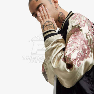 Chaqueta Sukajan de Moda Urbana Premium, Bordado Elegante, Tela Suave, Ajuste Cómodo para un Estilo Moderno - Product Image 5