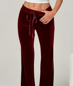 Hardhoodi Interination Women Sporty High Waist Print <b>Flare</b> <b>Leggings</b> Elastic Waist Full Length Yoga Workout Trousers Pockets Four - Product Image 4