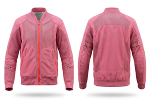 แจ็คเก็ตมอเตอร์ไซค์ดีไซน์ใหม่ล่าสุดปี 2026 ผ้าตาข่าย ซิปปิด ปรับสายรัดได้ ระบายอากาศดี และมีสไตล์ - Product Image 6