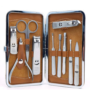 Kit de Manucure Complet Classique Premium pour Soins des Ongles, Trousse de Toilettage Professionnelle avec Sac de Rangement, à Ressort Unique et de Haute Qualité - Product Image 1