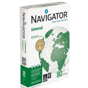 Papel Navigator de pulpa de madera al por mayor, blanco, tamaño A4, 500 hojas / Papel Navigator A de 80 g/m² tamaño A4 en venta - Product Image 6