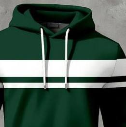 Chándal Deportivo Informal de Invierno con Capucha 2026, Transpirable, Ecológico, de Poliéster/Algodón, con Estampado y Bordado, Diseño 2 en 1 - Product Image 2