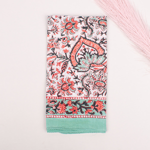 Pañuelo Cuadrado de Algodón con Estampado Floral, Transpirable, Casual, para la Cabeza o el Cuello, Accesorio de Moda Bohemio - Product Image 5