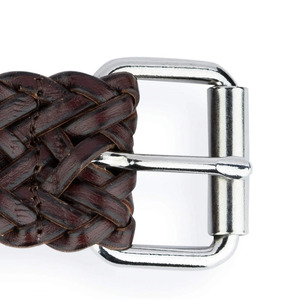 Genuine leather dog collar designed with <b>braided</b> pattern for strength comfort and long term use in very wholesale price - Product Image 6