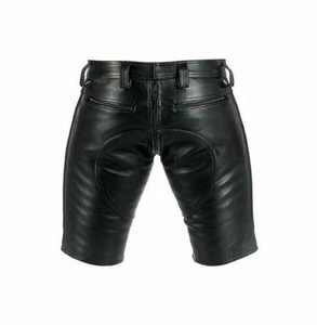 Shorts pour hommes de qualité supérieure, taille haute, à boutons, séchage rapide, écologiques, respirants, en toile de soie 100%, avec poches - Product Image 2