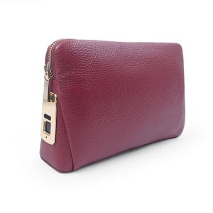 Elegante Bolso de Mano Tipo Clutch de Cuero Genuino, Impermeable y Reutilizable para Mujer, Ideal para Cumpleaños - Product Image 2