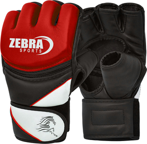 Long Wrist Strap Hook-and-Loop Closure Training Boxing Gloves for Men Women Inner Half Finger Gel Material Protective Martial - Product Image 3