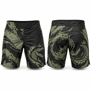 Grappling MMA <b>Shorts</b> Reseller Custom Logo Breathable Construction Customization Team Uniform Textile <b>Tailored</b> Jiu Jitsu Flexible - Product Image 6