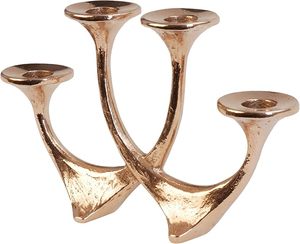 Porte-bougie en forme de Y à 4 bras, porte-bougie en forme de branche pour table à manger, décoration de centre de table pour mariage ou fête - Product Image 4