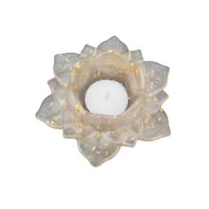 Elegant Amethyst Glass Memorial <b>Tealight</b> <b>Holder</b> For Cremation Ashes Handcrafted Sympathy Keepsake & Remembrance Gift for Home - Product Image 3