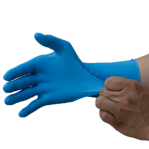 Gants en nitrile jetables bleus 8 mil, gants d'examen en nitrile colorés - Sans poudre, vente en gros pour usage médical - Product Image 3