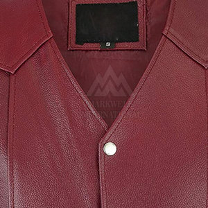 Chaleco de Cuero Suave de Alta Calidad para Hombre, Chaleco de Cuero de Diseño de Alta Calidad Hecho a Medida para Hombre 2026 - Product Image 5