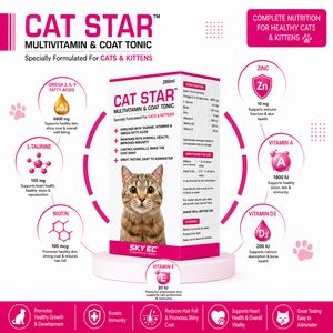 Tónico Nutricional Multivitamínico para Gatos y Gatitos Safe Cat Star, 200 ml, Sin Granos, para Todas las Razas y Edades, Salud de la Piel, Superventas - Product Image 4
