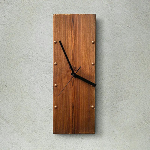 Stylish Wood <b>Clock</b> <b>Wall</b> Hanging Natural Wooden <b>Clocks</b> for Bedroom <b>Decoration</b> by perfect enterprises - Product Image 1