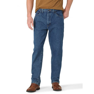 Jeans Casuales de Alta Calidad para Hombre, Estilo Urbano, al por Mayor, Pantalones Anchos con Cintura Media, Mezclilla Moderna a Bajo Precio - Product Image 1