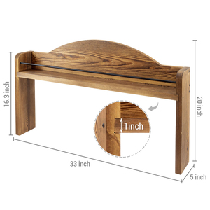 MyGift 22-Jar Farmhouse Spice Rack Estante Ahorro de espacio Almacenamiento de pared Organizador de cocina para Amazon Artículo caliente - Product Image 2