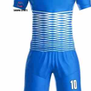 Uniformes de Fútbol Personalizados para Hombre, 100% Poliéster Transpirable, Manga Corta, Verano, con Nombre del Equipo, Venta Caliente - Product Image 6
