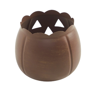 Halloween Bronze Lantern Votive <b>Candle</b> Holder Fall Pumpkin Metal Tabletop Votive <b>Candle</b> Holder Metal Votive <b>candle</b> holders - Product Image 3