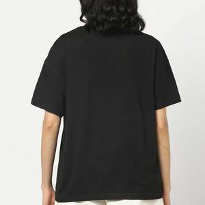 T-shirt femme col rond en coton à manches courtes, coupe oversize tendance, décontracté pour l'été, style ample et élégant 2026 - Product Image 4