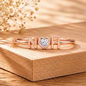 IGI Certified 0.30ct Heart Brilliant Cut Lab Grown Diamond Minimal 10K 14K 18K Solid Gold Diamond Engagement <b>Ring</b> Color E VVS - Product Image 3