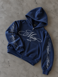 Sweat à capuche épais personnalisé avec motif sur les manches, style streetwear, pour hommes, fabrication OEM, marque privée, vente en gros - Product Image 4