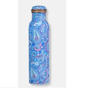 Botella de agua para utensilios de cocina, para uso doméstico y en el gimnasio, botella de cobre impresa con adhesivo esmaltado de alta calidad. - Product Image 4