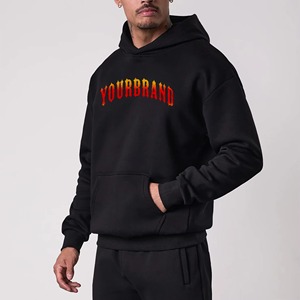 Sweat-shirts à capuche surdimensionnés pour hommes, 100 % coton polyester, coupe décontractée, streetwear, haute qualité, en vente - Product Image 1