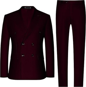 Traje de pantalón y chaqueta deportivo para hombre, tela elástica, estilo moderno para negocios, corte ajustado moderno. - Product Image 6