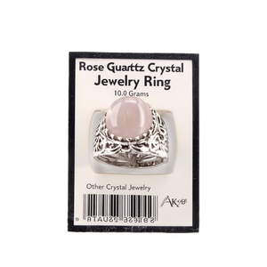 Rose Quartz <b>Crystal</b> Jewelry <b>Ring</b> 10.0 Grams - Product Image 2