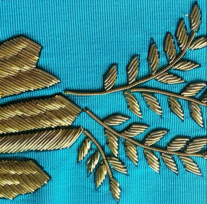 Collar de Maestro Venerable Rito G de Memphis-Misraim, bordado a mano con hilo de oro, 224 Laurel and Rays - Product Image 4