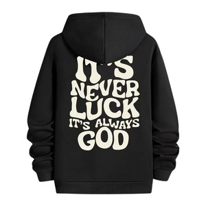 Sudaderas con Capucha Ajustables, Nueva Llegada, Personalizadas con Estampado Trasero, Transpirables, Térmicas, con Patrón Sólido y Serigrafía - Product Image 5