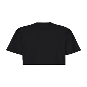 Camiseta Larga de Manga Corta con Cuello Redondo y Bordado para Mujer, Talla Grande, 100% Algodón Orgánico, Transpirable, Ecológica, Informal - Product Image 2