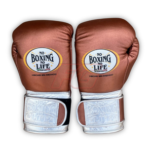 No Boxing No Life Training Sparring boxing <b>Gloves</b> Full Finger Structure Hook Loop Fastening Leather Build <b>Moisture</b> Wicking - Product Image 3