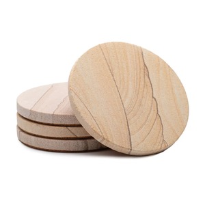 Ensemble de sous-verres ronds en bois, diamètre 300 mm, antidérapants, design moderne pour la maison, le bureau, la table - Product Image 6
