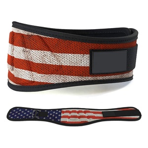 Cinturón de nailon para entrenamiento de gimnasio para hombre y mujer, cinturón de levantamiento de pesas personalizado por sublimación - Product Image 4