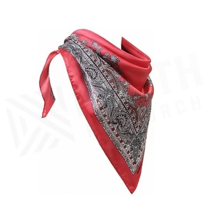 NORTH APPROACH Women's Square Silk Scarf Floral Print Elegant Multi-Functional Fashion Accessory All Seasons - Product Image 3