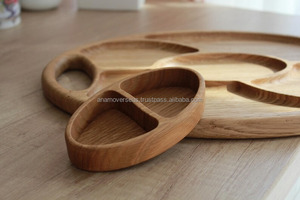 Plateau à feuilles avec logo personnalisé-OEM/ODM Plateau de service en bois pour hôtels - Product Image 4