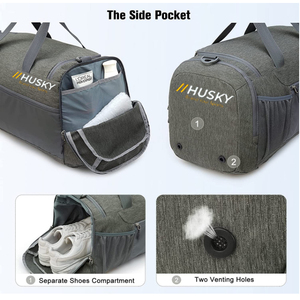 High Quality Polyester Convertible <b>Backpack</b> Duffel Zipper USB Charging Comfortable Fit Waterproof Large Capacity Sports Travel - Product Image 5