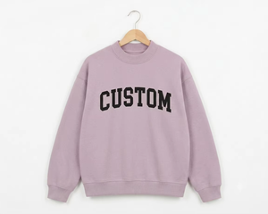 Sweat-shirt à col rond personnalisé unisexe, pull en molleton surdimensionné, décontracté, mélange de coton, manches longues, imprimé graphique, pour l'hiver et l'automne - Product Image 2