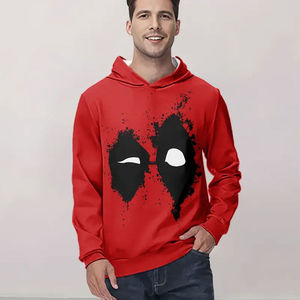 Y2K Oversized DTG Printed Heavyweight Hoodie Custom Zip Up Boxy Fit Distressed Cropped Hoodie Premium Streetwear 460 GSM Men - Product Image 1
