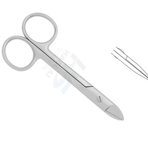 Ciseaux médicaux manuels en acier inoxydable pour la défaçon des pansements, réutilisables, classe II, pour usage scolaire et chirurgie générale - Product Image 5