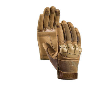 WARPRO INDUSTRY <b>Full</b> Finger PU Windproof Racing Gloves with Palm Guard Hook Loop Closure Non <b>Slip</b> Summer Outdoor Riding Male - Product Image 4
