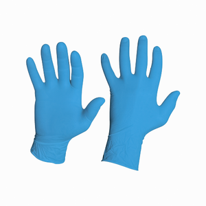 Gants en nitrile bleus jetables Ansell 92-465, 4 mil, anti-chimiques, conformes aux normes alimentaires, idéals pour une large gamme d'applications alimentaires - Product Image 1