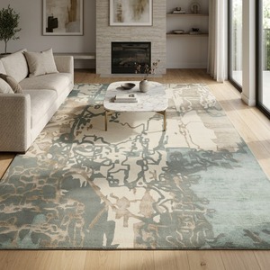Contemporary Wool Tufted Carpet With Soft Pile And Custom Pattern Options <b>For</b> Stylish Living Room And <b>Bedroom</b> Interiors - Product Image 5