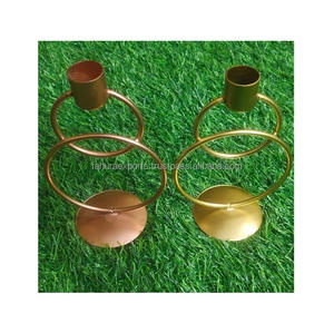 Bougeoir en métal de luxe de qualité supérieure Meilleur bougeoir en métal nouveau design fini pour la décoration de la maison - Product Image 3