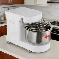7L 3kg Meest populaire tafelmodel deegmixer voor bakkerijen, voedselveilige machine, mini, te koop voor thuisgebruik, voor bakkerijen