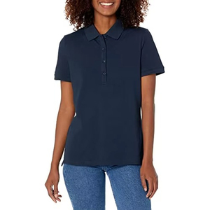 Factory Customization Short Sleeved Breathable Quick Dry Causal Golf <b>Polo</b> <b>Shirt</b> for <b>Ladies</b> Golf Women Clothes - Product Image 1
