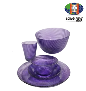 ชามพลาสติก PET สีสันสดใส LONGNEW OEM ไม่แตกหัก ชามซ้อนกันได้ สำหรับร้านอาหาร บ้าน และครัว  รับผลิตตามสีและขนาดที่ต้องการ - Product Image 4