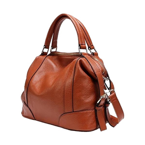Bolso de mano de cuero genuino para mujer, bolso de hombro de lujo, logotipo personalizado, proveedor mayorista OEM, bolsos de mano de diseño personalizado para mujer - Product Image 1